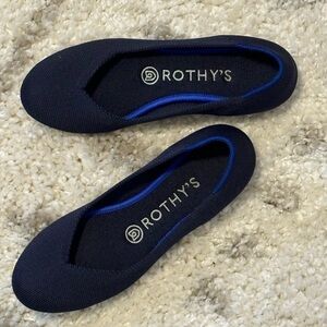 Rothy’s dark blue flats